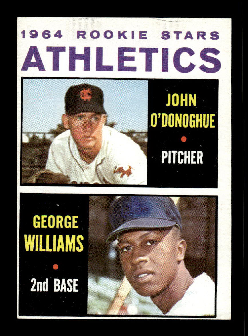 1964 Topps #388 Athletics 1964 Rookie Stars O'Donoghue EX HOF-10006141