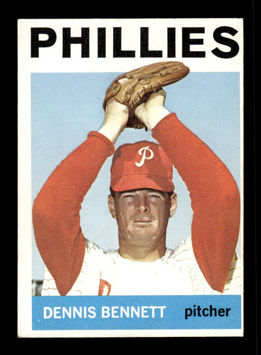 1964 Topps #396 Dennis Bennett Philadelphia Phillies EX HOF-10006145