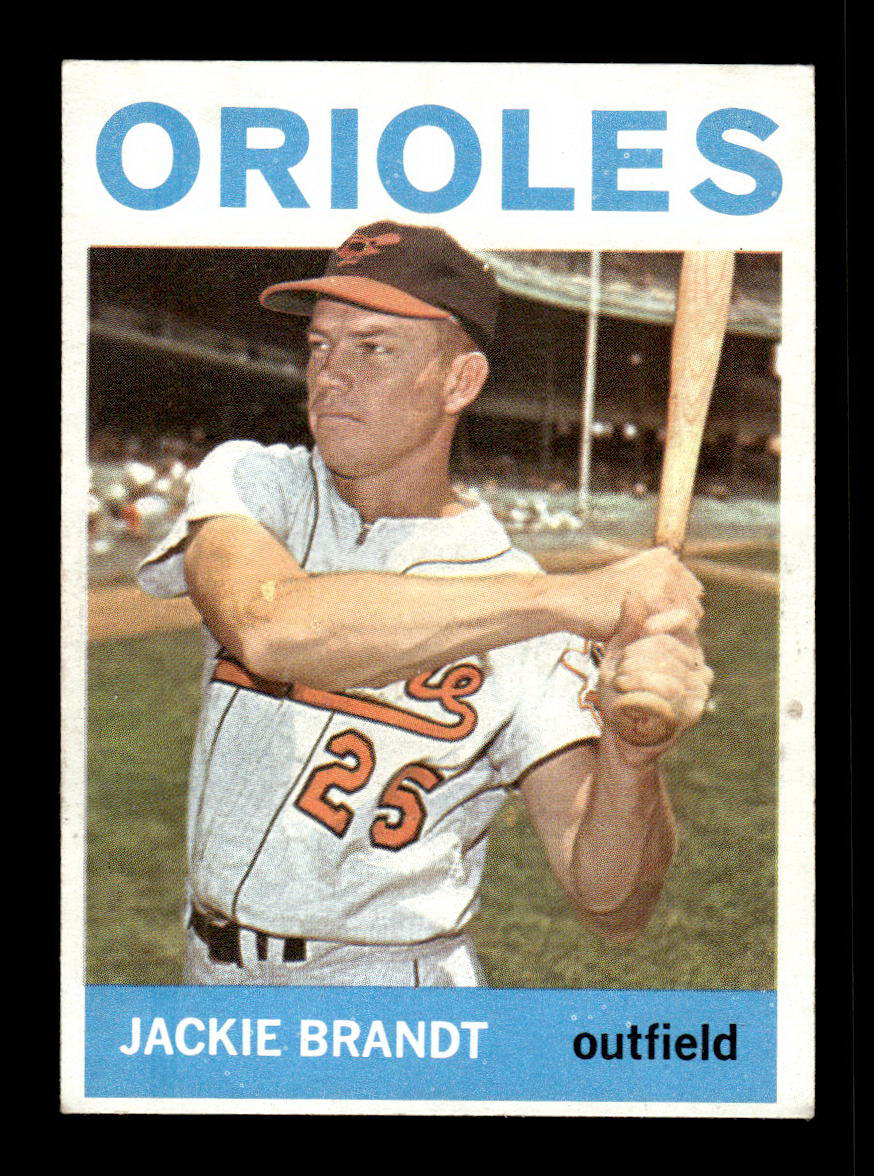 1964 Topps #399 Jackie Brandt Baltimore Orioles EX HOF-10006148