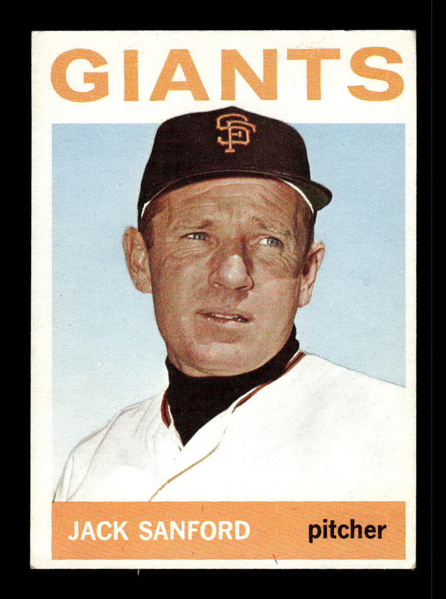 1964 Topps #414 Jack Sanford San Francisco Giants EX HOF-10006160