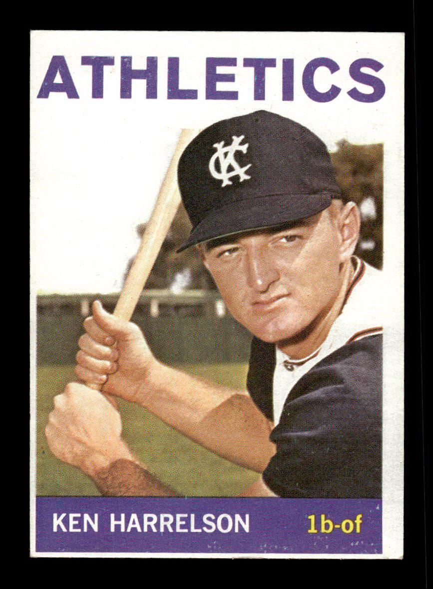 1964 Topps #419 Ken Harrelson Kansas City Athletics EX HOF-10006164
