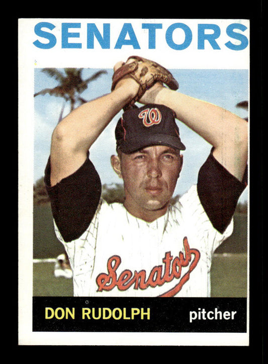 1964 Topps #427 Don Rudolph Washington Senators EX HOF-10006170