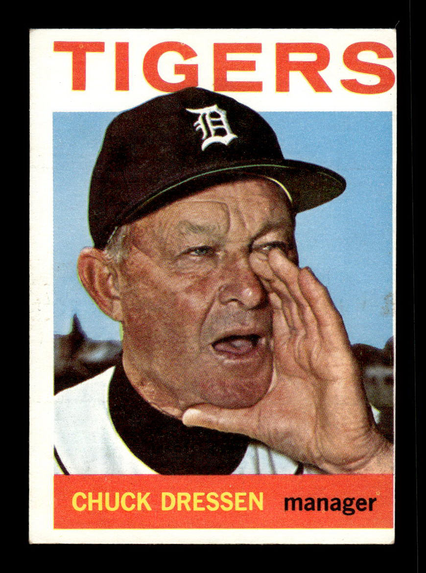 1964 Topps #443 Chuck Dressen Detroit Tigers EX HOF-10006183