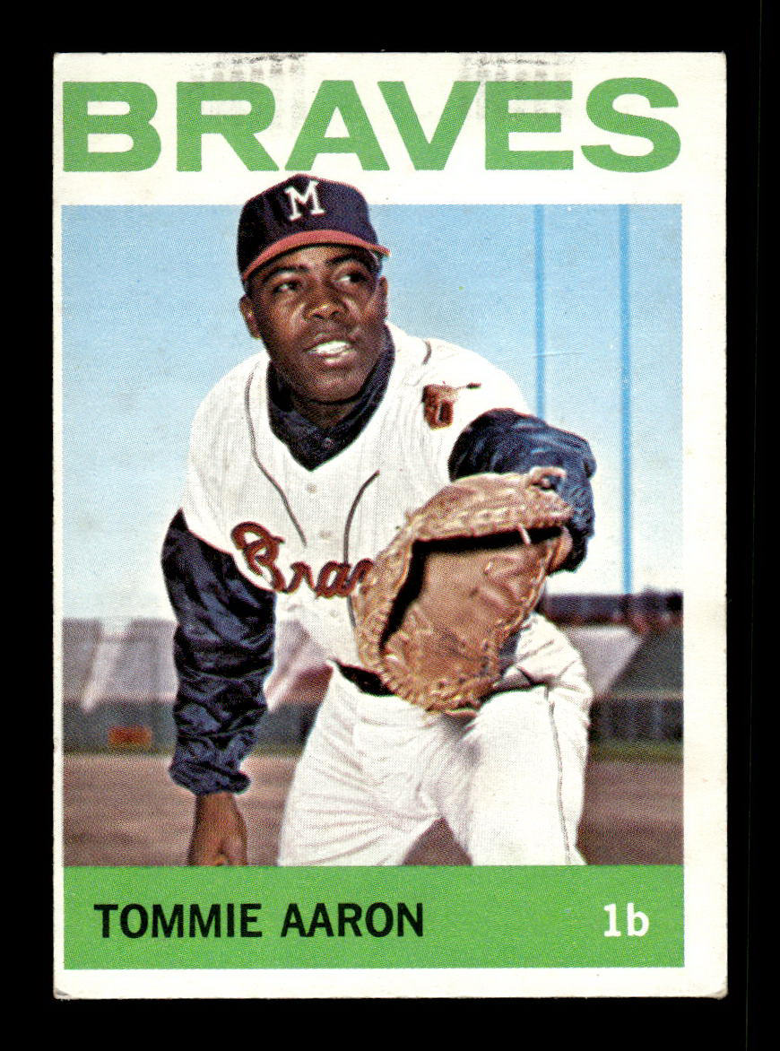 1964 Topps #454 Tommie Aaron Milwaukee Braves EX HOF-10006188