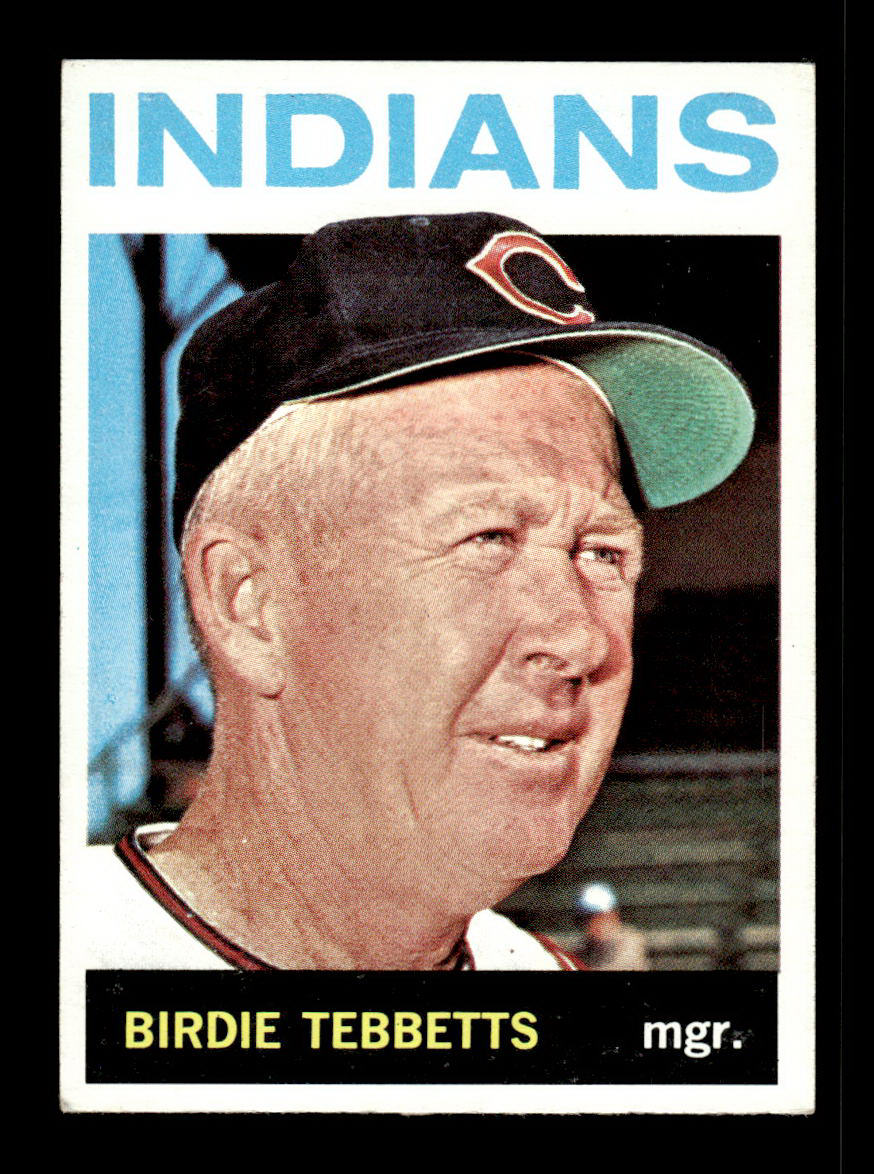 1964 Topps #462 Birdie Tebbetts Cleveland Indians EX HOF-10006191