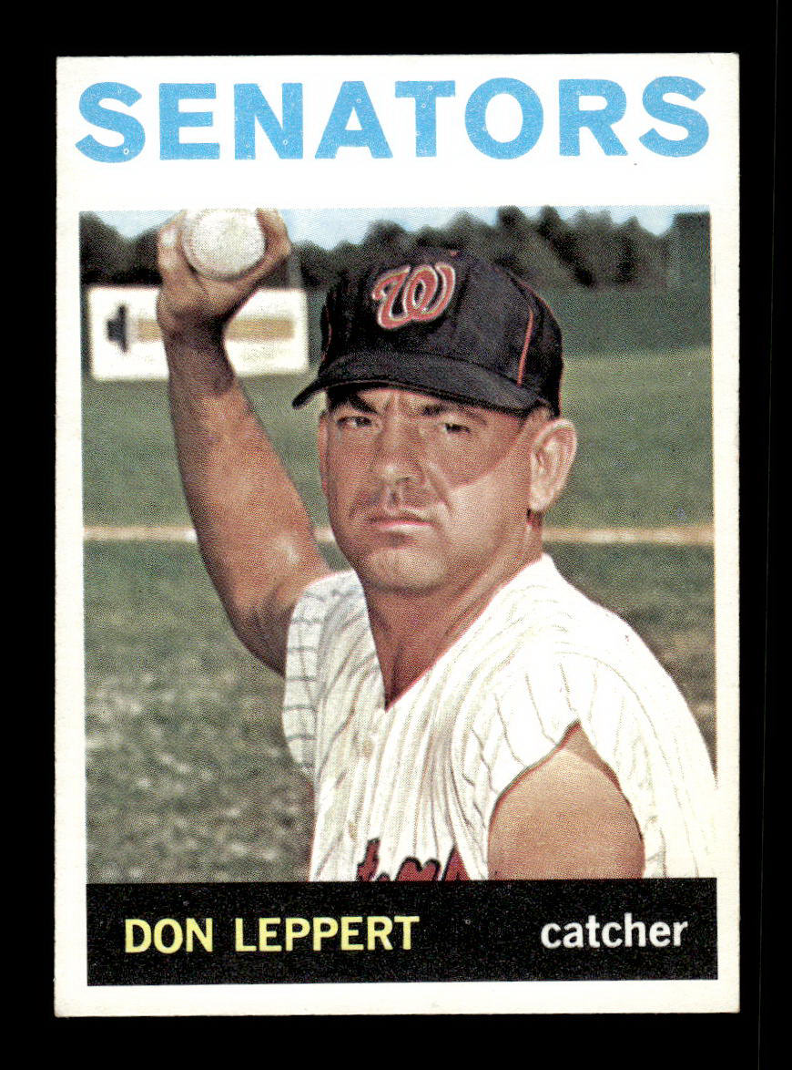 1964 Topps #463 Don Leppert Washington Senators EX HOF-10006192