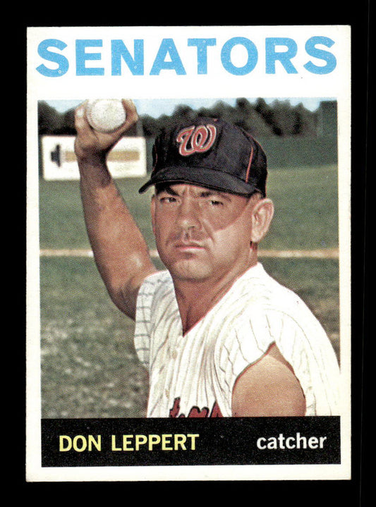 1964 Topps #463 Don Leppert Washington Senators EX HOF-10006192