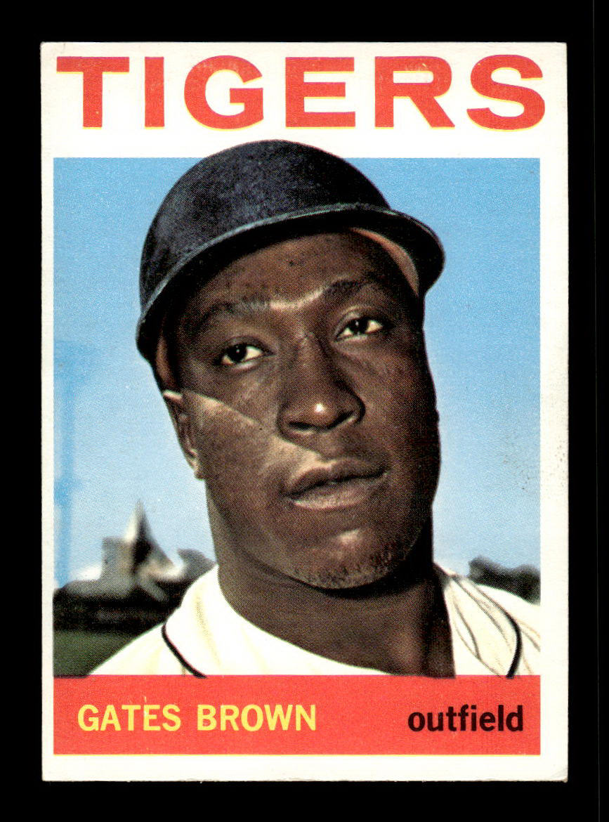 1964 Topps #471 Gates Brown Detroit Tigers EX HOF-10006195