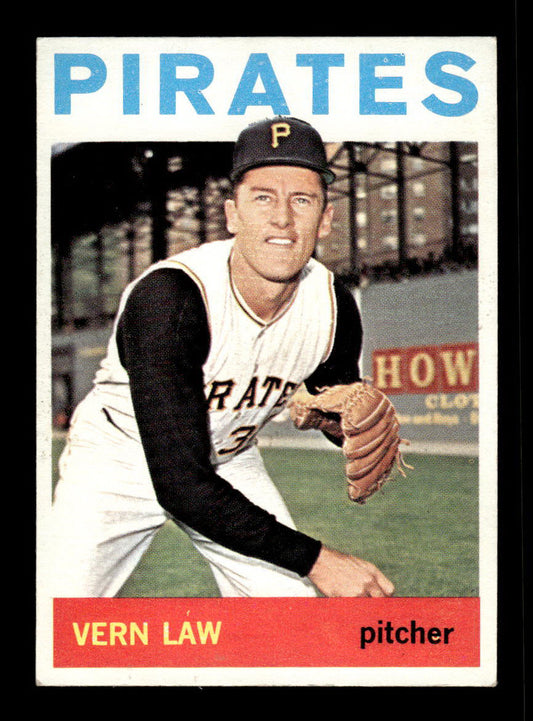 1964 Topps #472 Vern Law Pittsburgh Pirates EX HOF-10006196