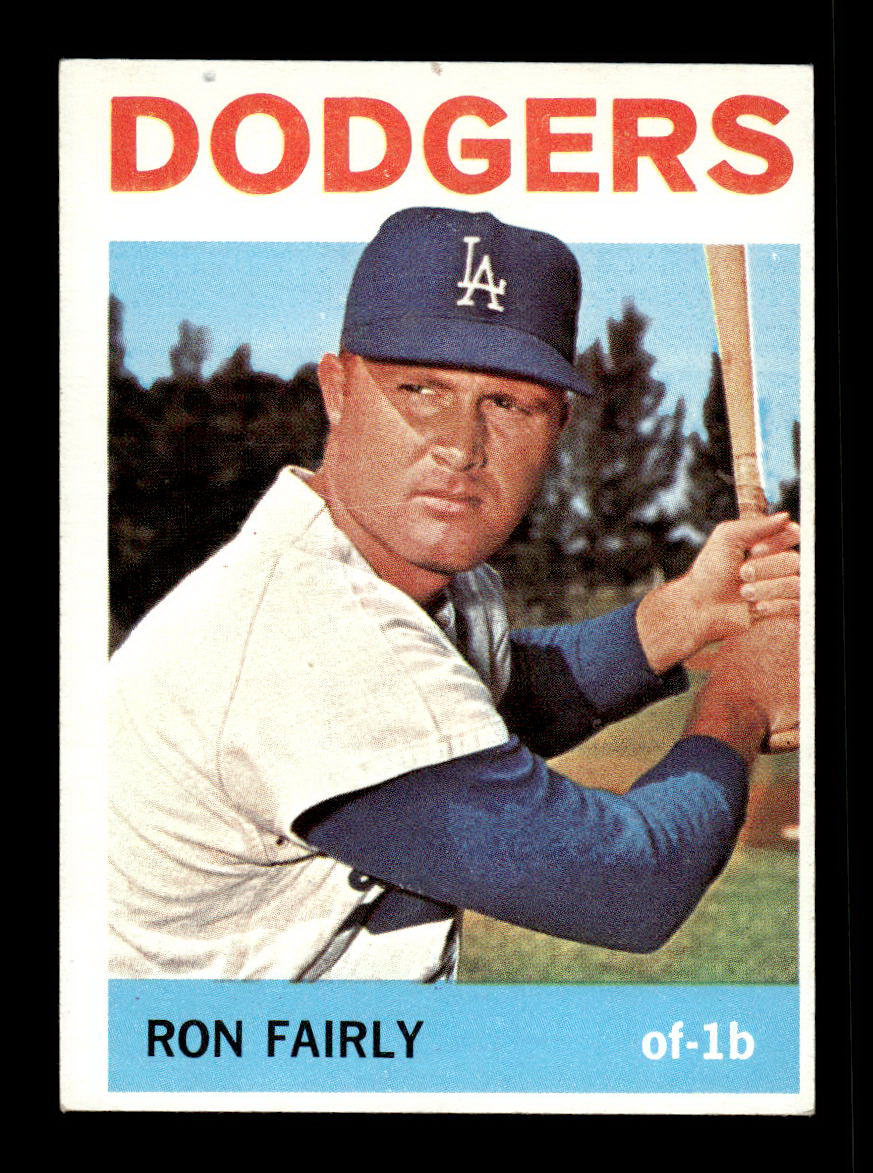 1964 Topps #490 Ron Fairly Los Angeles Dodgers EX HOF-10006200