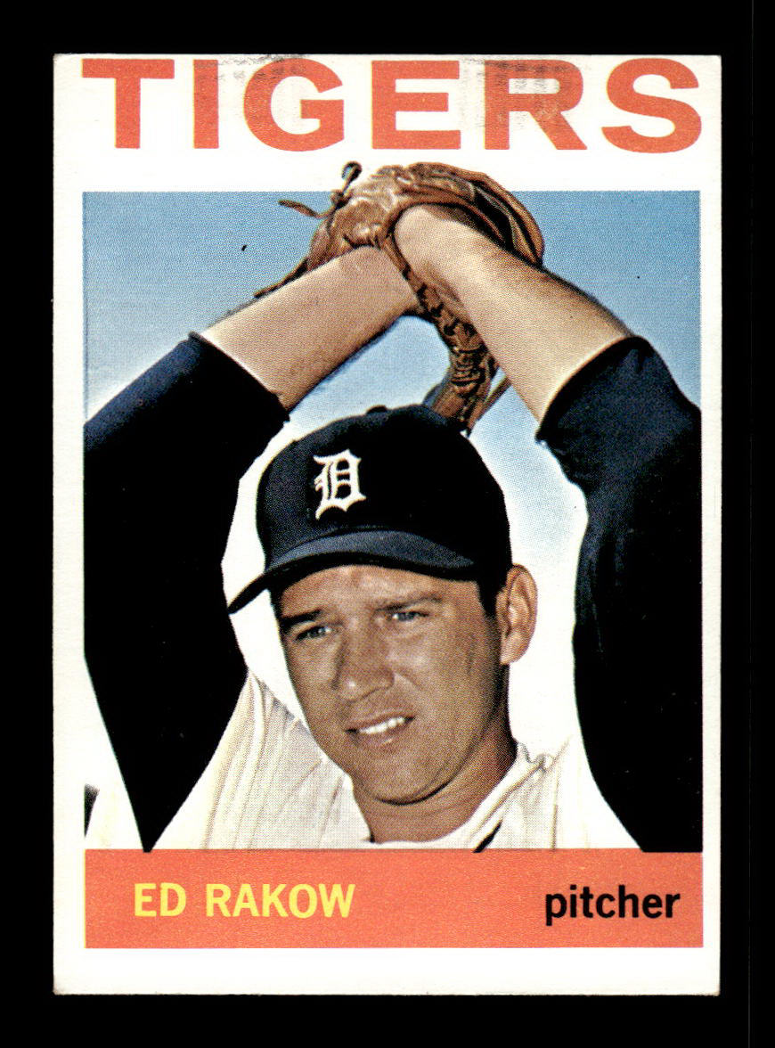 1964 Topps #491 Ed Rakow Detroit Tigers EX HOF-10006201