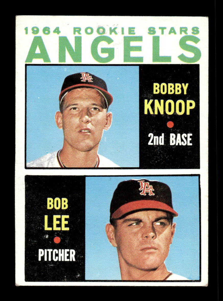1964 Topps #502 Angels 1964 Rookie Stars Knoop Lee EX HOF-10006204
