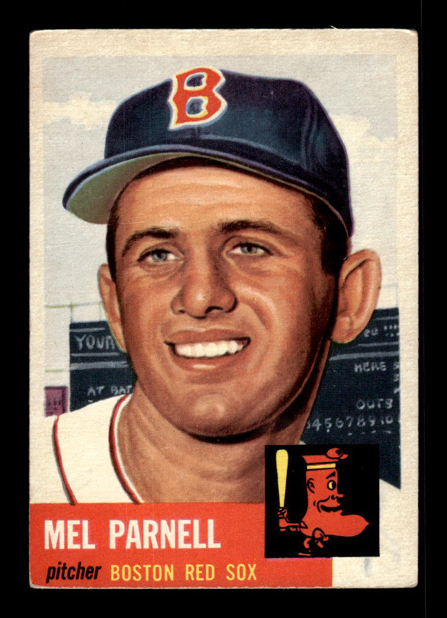 1953 Topps #19 Mel Parnell Boston Red Sox EX HOF-10006306