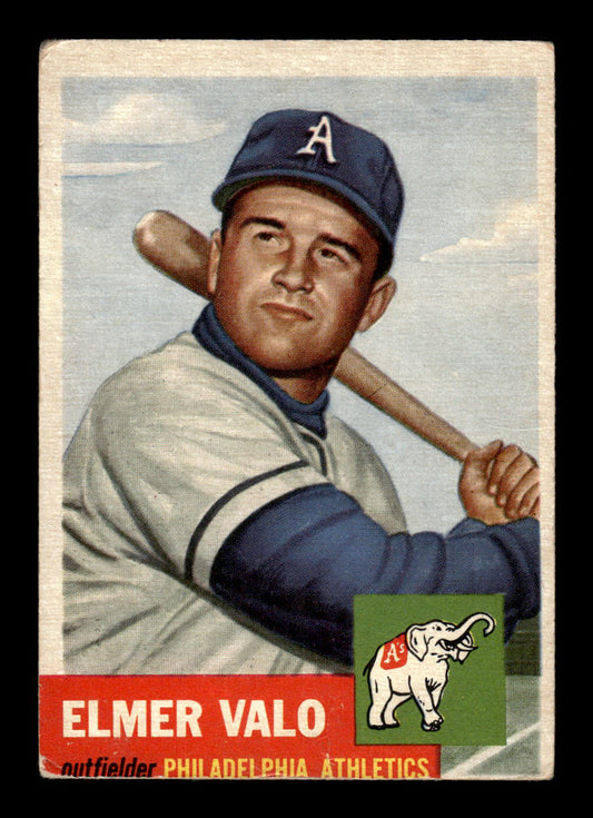 1953 Topps #122 Elmer Valo Philadelphia Athletics VGEX HOF-10006407