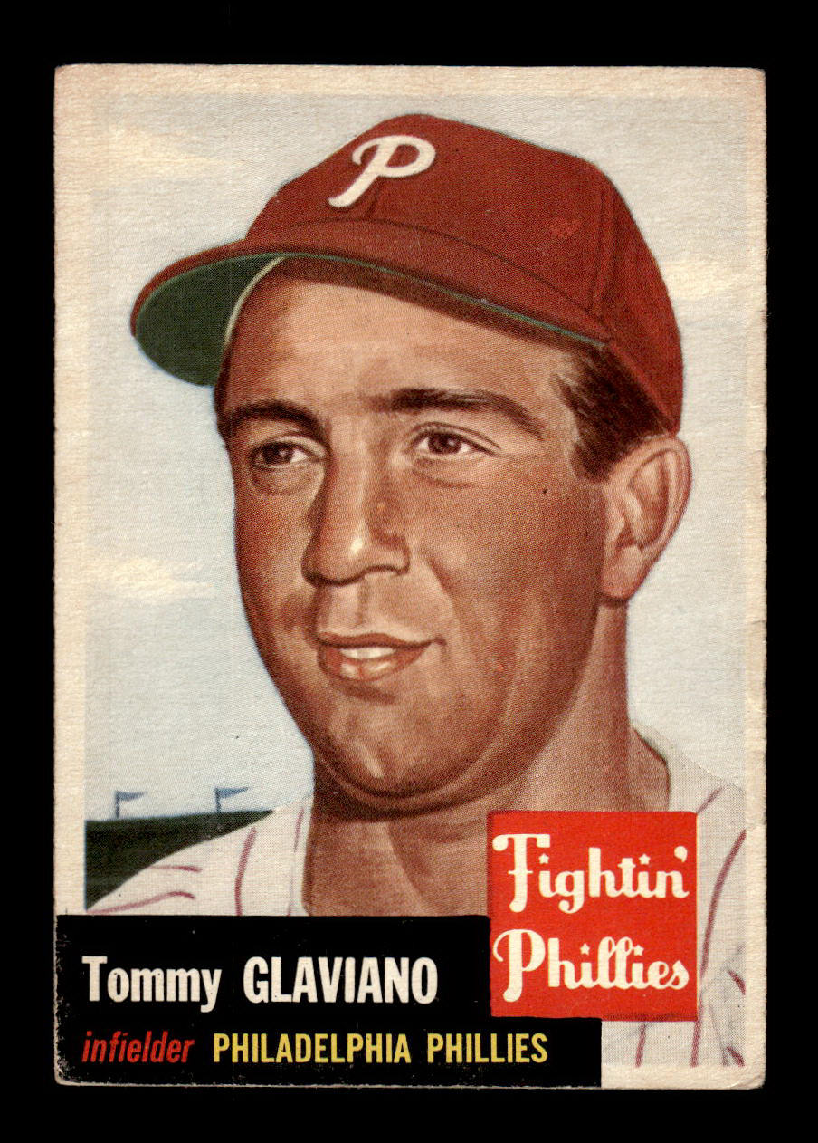 1953 Topps #140 Tommy Glaviano Phillies VG HOF-10006425