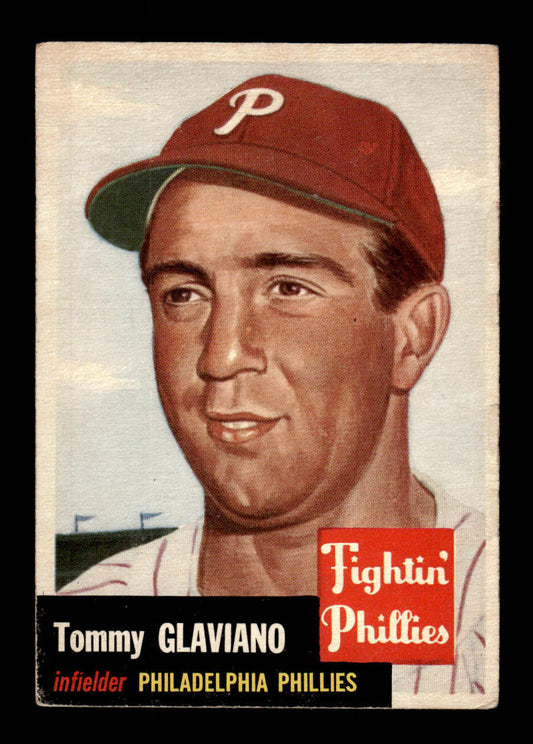 1953 Topps #140 Tommy Glaviano Phillies VG HOF-10006425