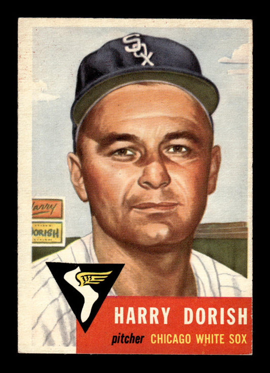 1953 Topps #145 Harry Dorish Chicago White Sox Crease Free EX HOF-10006430
