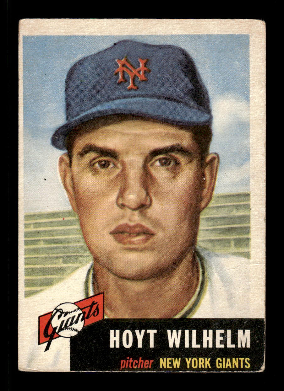 1953 Topps #151 Hoyt Wilhelm New York Giants VG HOF-10006436
