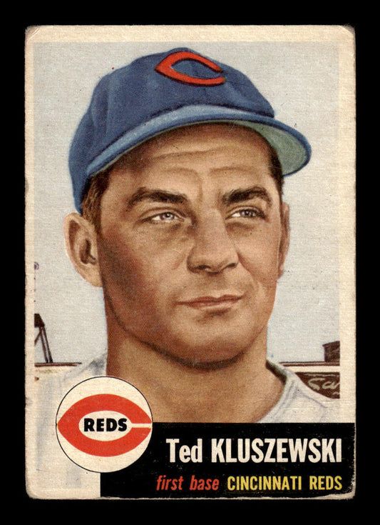 1953 Topps #162 Ted Kluszewski Cincinnati Reds VG HOF-10006447