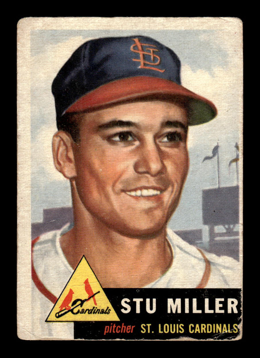 1953 Topps #183 Stu Miller St. Louis Cardinals VG HOF-10006468