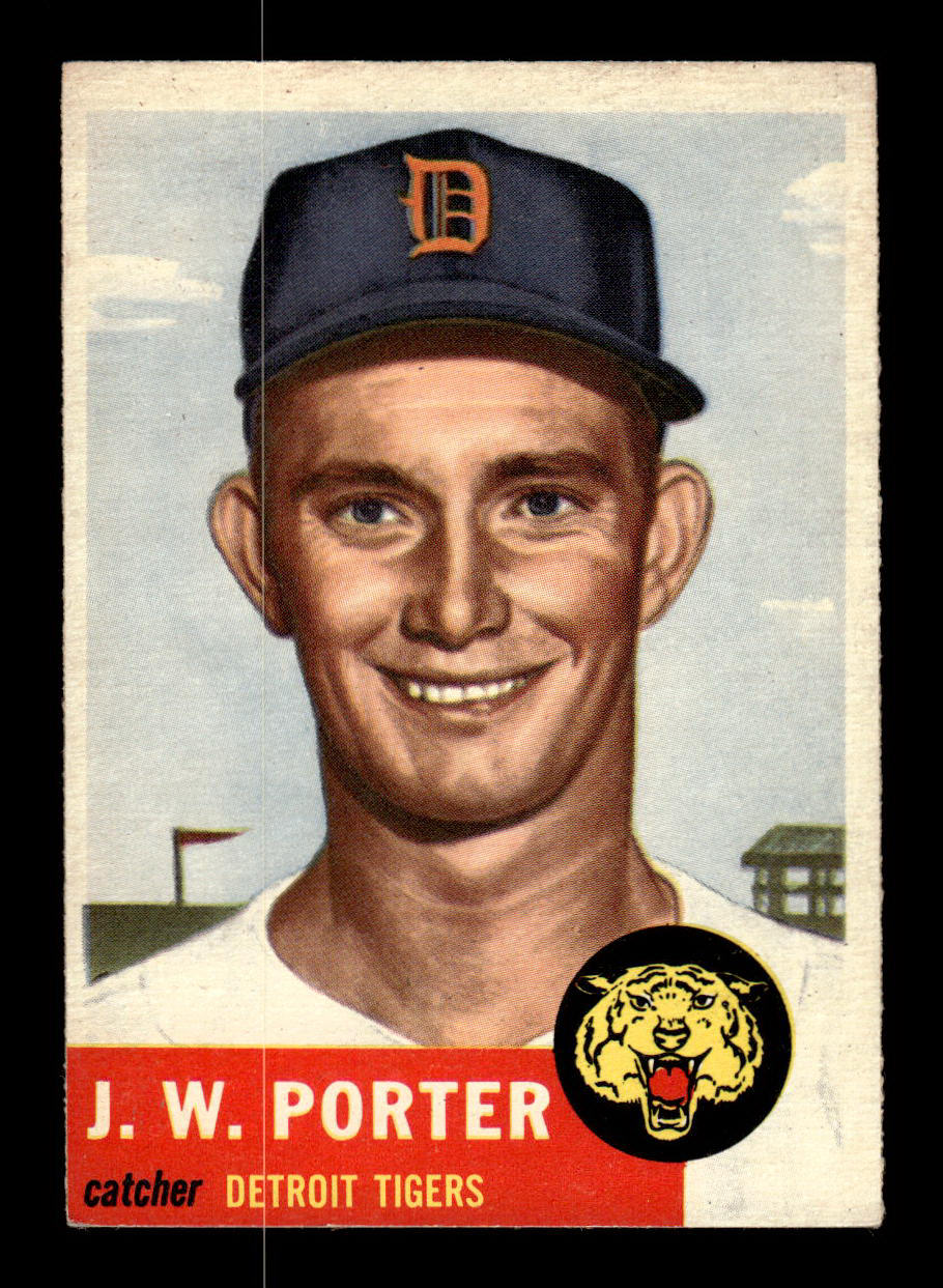 1953 Topps #211 J.W. Porter Detroit Tigers VGEX HOF-10006568