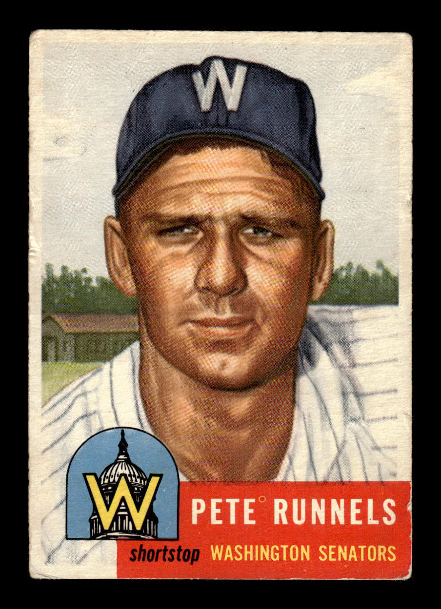 1953 Topps #219 Pete Runnels Washington Senators VG HOF-10006576