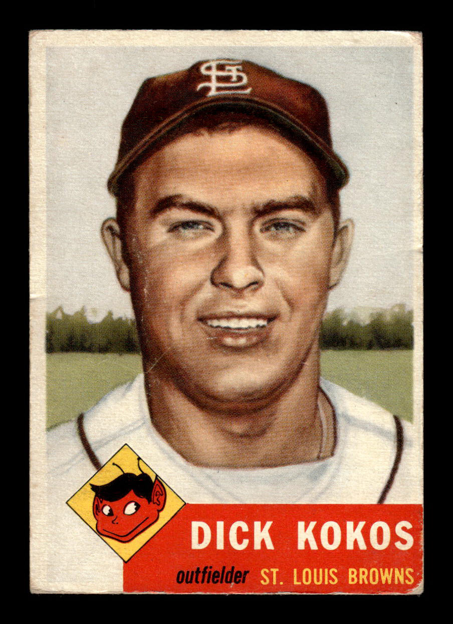 1953 Topps #232 Dick Kokos St. Louis Browns VG HOF-10006588