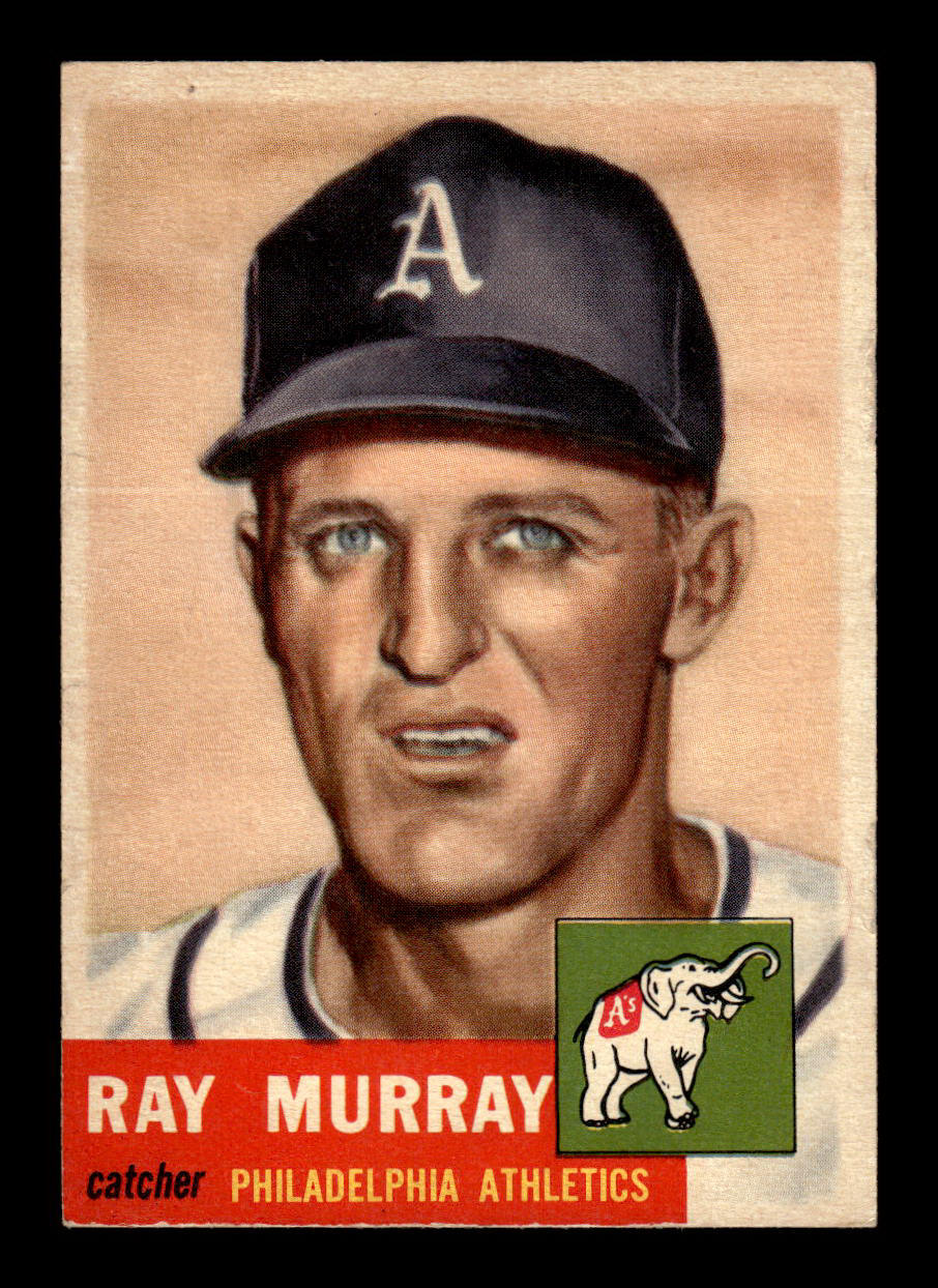 1953 Topps #234 Ray Murray Philadelphia Athletics Crease Free VGEX HOF-10006590