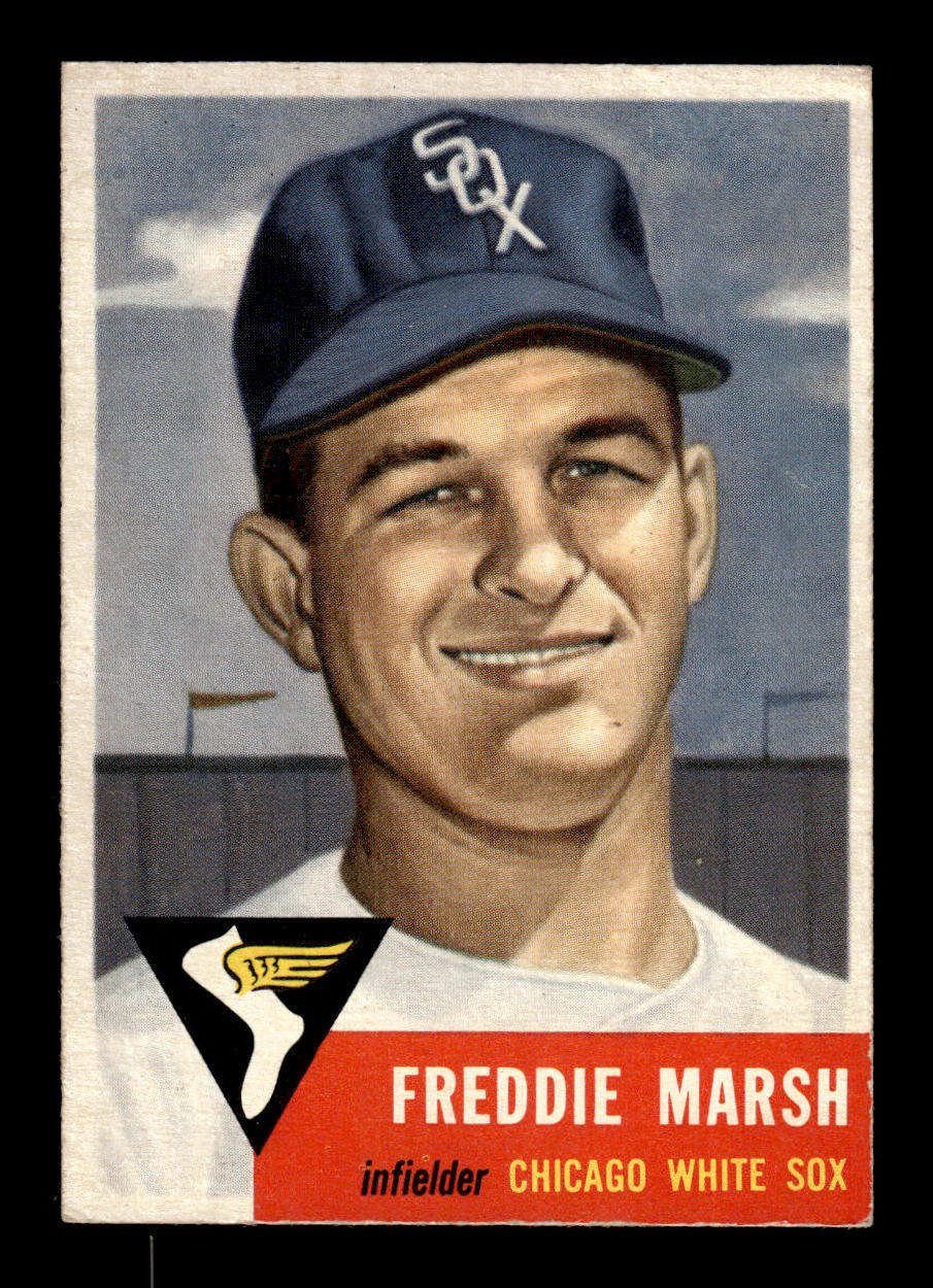 1953 Topps #240 Freddie Marsh Chicago White Sox Crease Free EX HOF-10006596