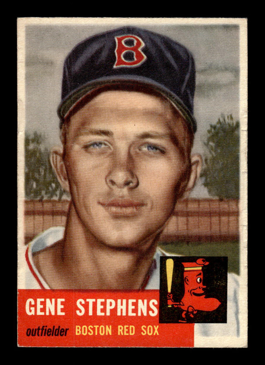 1953 Topps #248 Gene Stephens Boston Red Sox Crease Free EX HOF-10006603