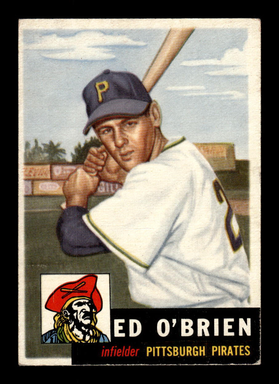 1953 Topps #249 Eddie O'Brien Pittsburgh Pirates VG HOF-10006604