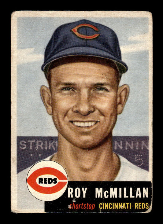 1953 Topps #259 Roy McMillan Cincinnati Reds VG HOF-10006613