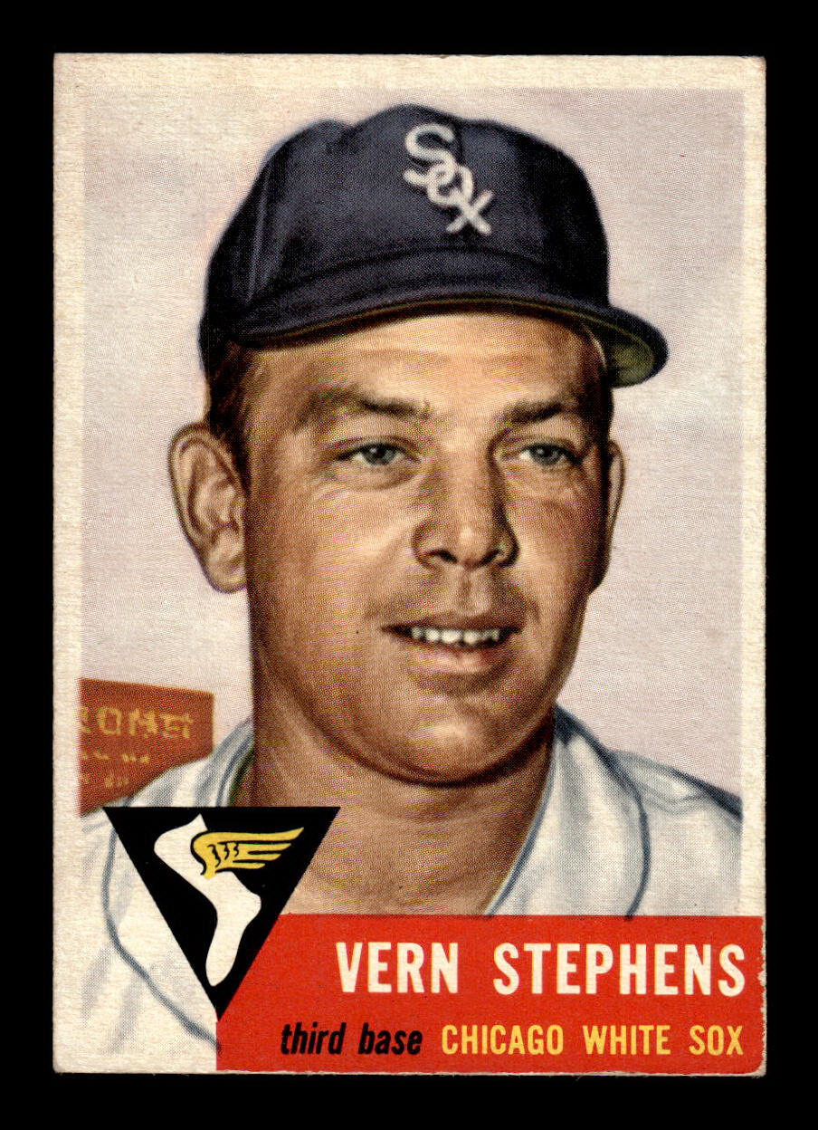 1953 Topps #270 Vern Stephens Chicago White Sox Crease Free EX HOF-10006621