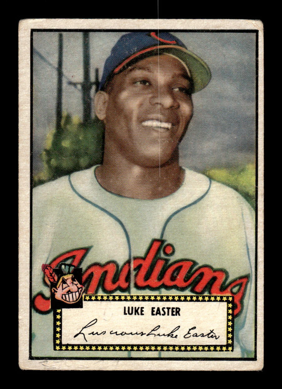 1952 Topps #24 black Luke Easter Cleveland Indians VGEX HOF-10006653