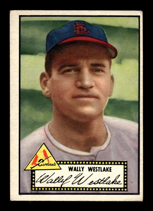 1952 Topps #38 black Wally Westlake St. Louis Cardinals VGEX HOF-10006665