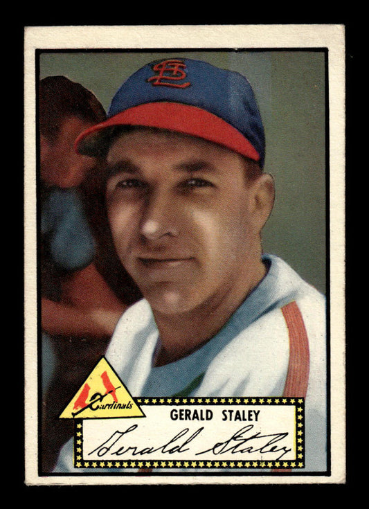 1952 Topps #79 black Jerry Staley St. Louis Cardinals EX HOF-10006705