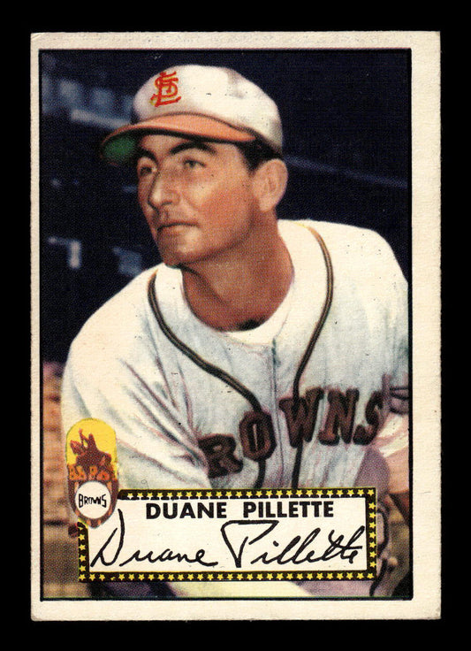 1952 Topps #82 Duane Pillette St. Louis Browns Crease Free EX HOF-10006708