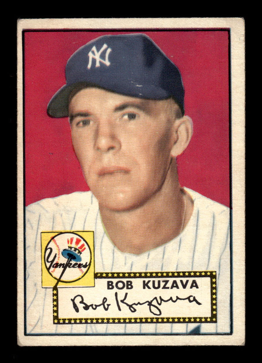 1952 Topps #85 Bob Kuzava New York Yankees Crease Free EX HOF-10006711