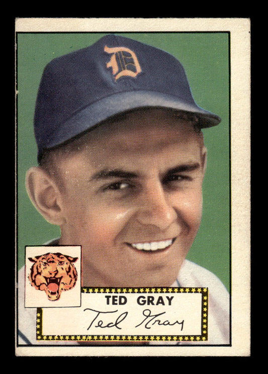 1952 Topps #86 Ted Gray Detroit Tigers Crease Free EX HOF-10006712