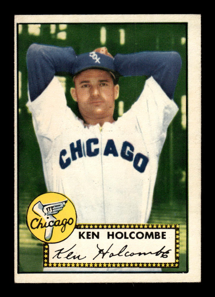 1952 Topps #95 Ken Holcombe Chicago White Sox Crease Free EX HOF-10006721