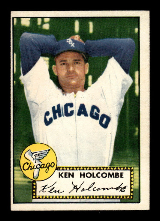1952 Topps #95 Ken Holcombe Chicago White Sox Crease Free EX HOF-10006721
