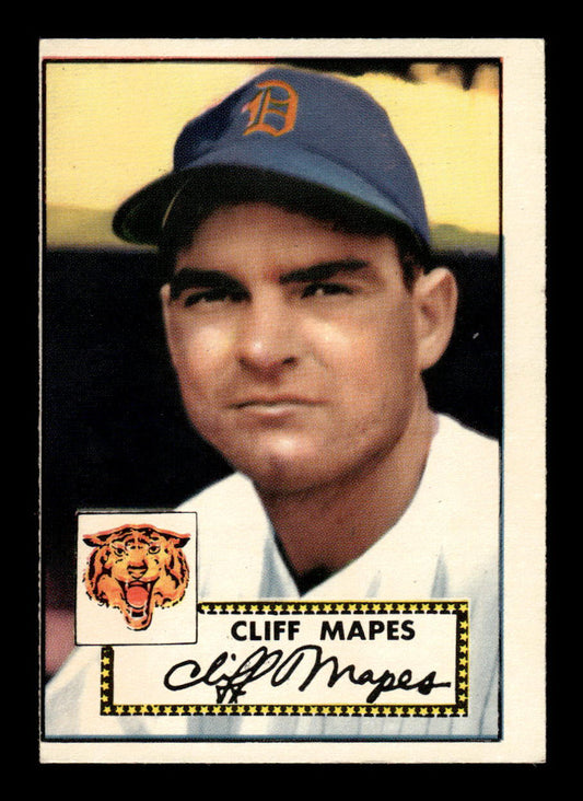 1952 Topps #103 Cliff Mapes Detroit Tigers Crease Free EX HOF-10006729
