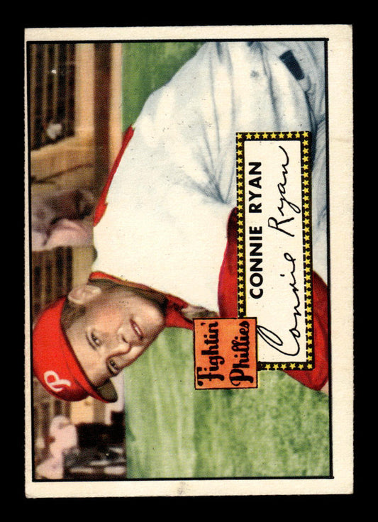 1952 Topps #107 Connie Ryan Philadelphia Phillies Crease Free EX HOF-10006733