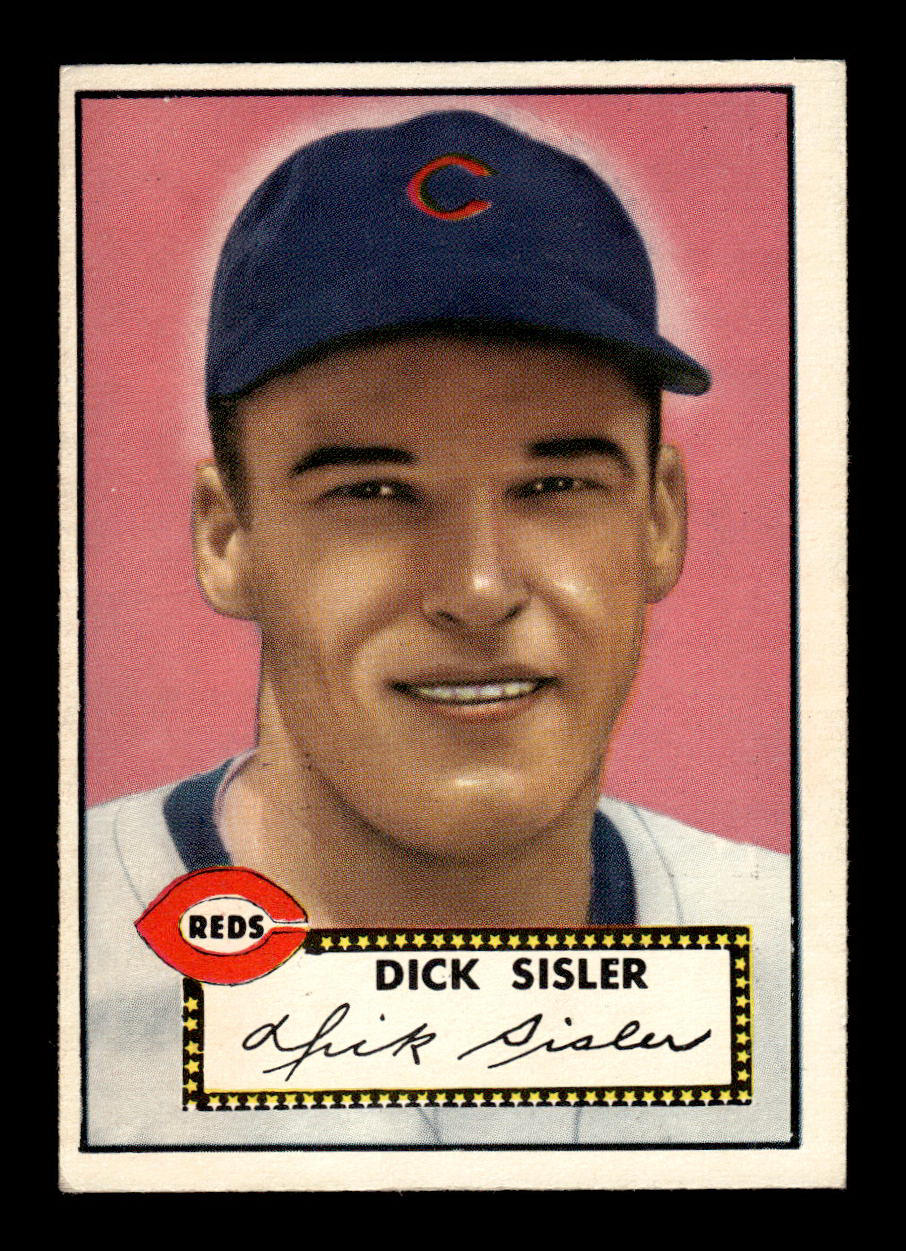 1952 Topps #113 Dick Sisler Cincinnati Reds Crease Free EX HOF-10006739