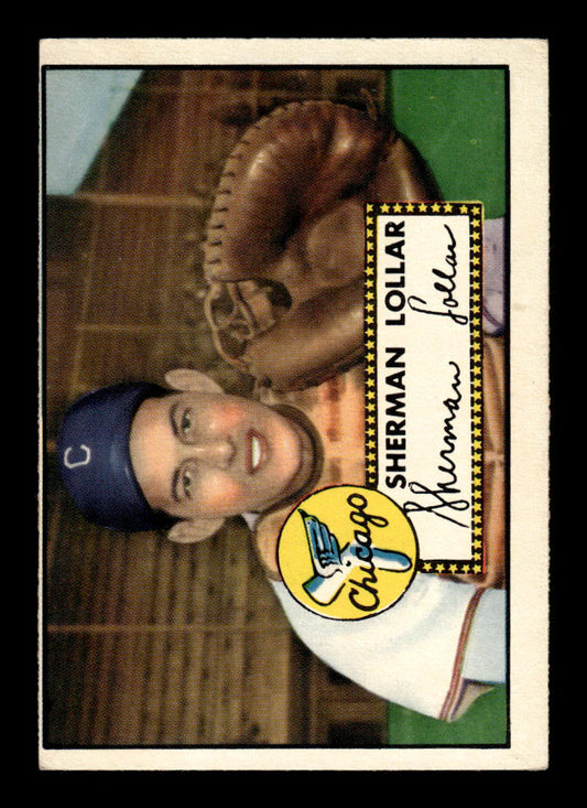 1952 Topps #117 Sherm Lollar Chicago White Sox Crease Free EX HOF-10006743