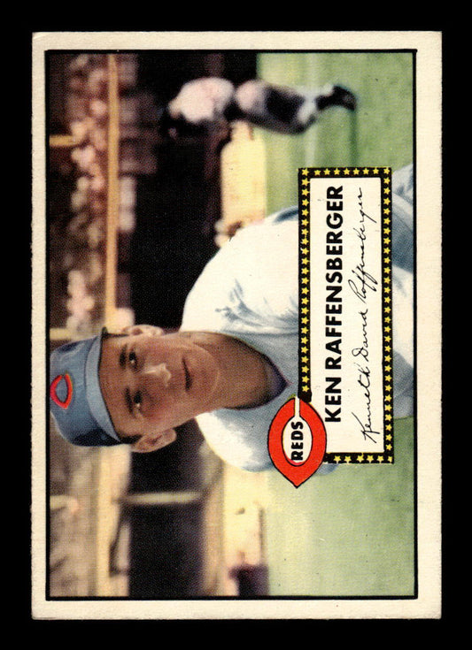 1952 Topps #118 Ken Raffensberger Cincinnati Reds Crease Free EX HOF-10006744
