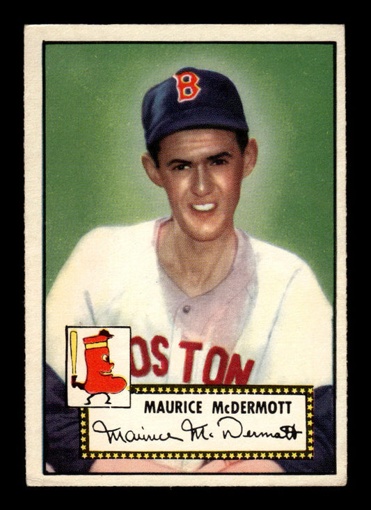1952 Topps #119 Maurice McDermott Boston Red Sox Crease Free EX HOF-10006745