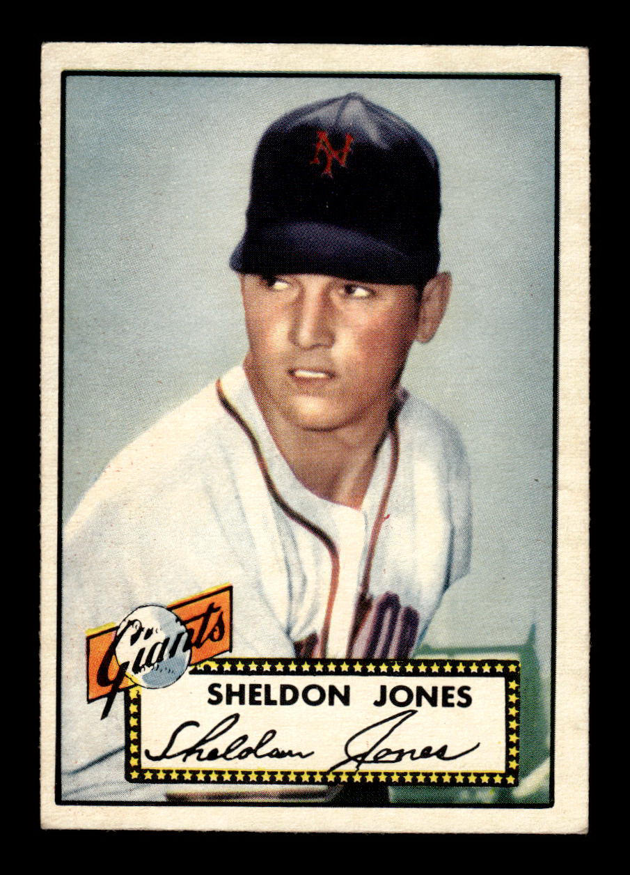 1952 Topps #130 Sheldon Jones New York Giants Crease Free EX HOF-10006756
