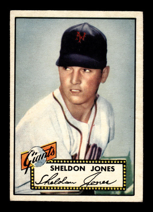 1952 Topps #130 Sheldon Jones New York Giants Crease Free EX HOF-10006756