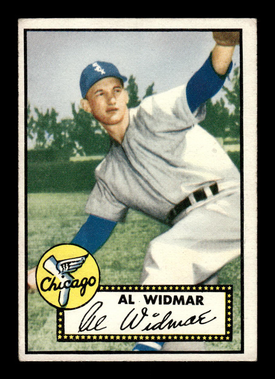 1952 Topps #133 Al Widmar Chicago White Sox Crease Free EX HOF-10006759